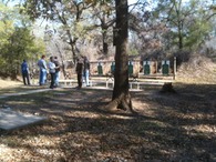 Students preparing for the second round of shots